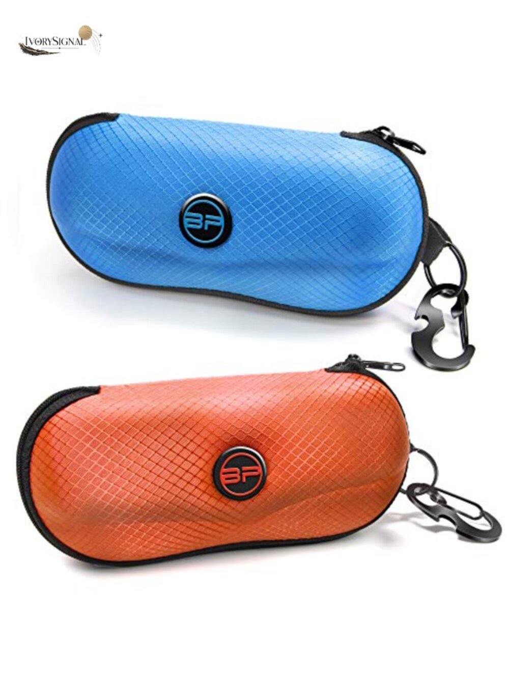 Semi Hard EVA Shell Sunglasses Case with Belt Clip and Hanging Hook